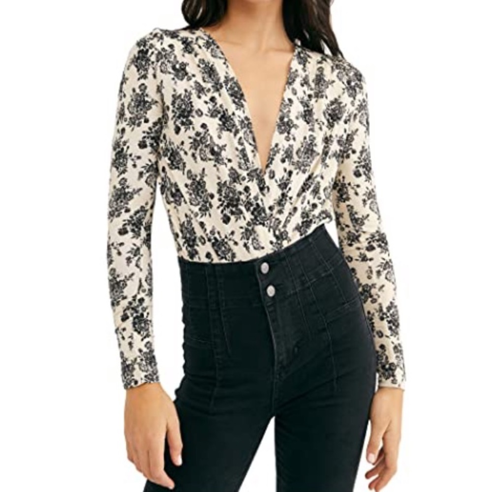 Free People printed bodysuit